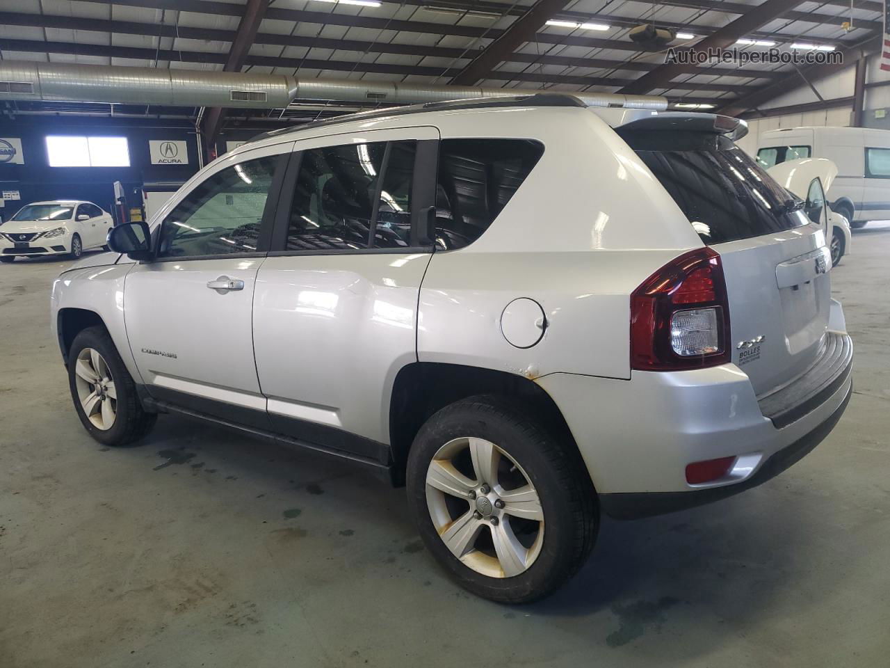 2014 Jeep Compass Sport Серебряный vin: 1C4NJDBB6ED536749