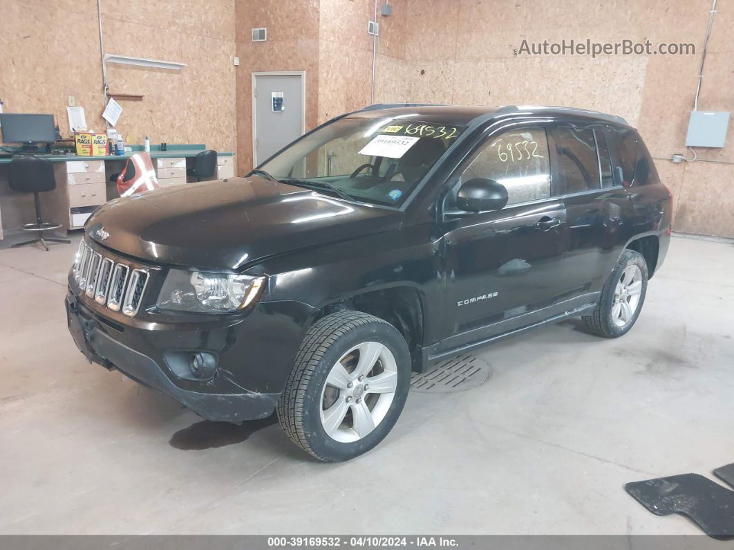 2014 Jeep Compass Sport Черный vin: 1C4NJDBB6ED865323