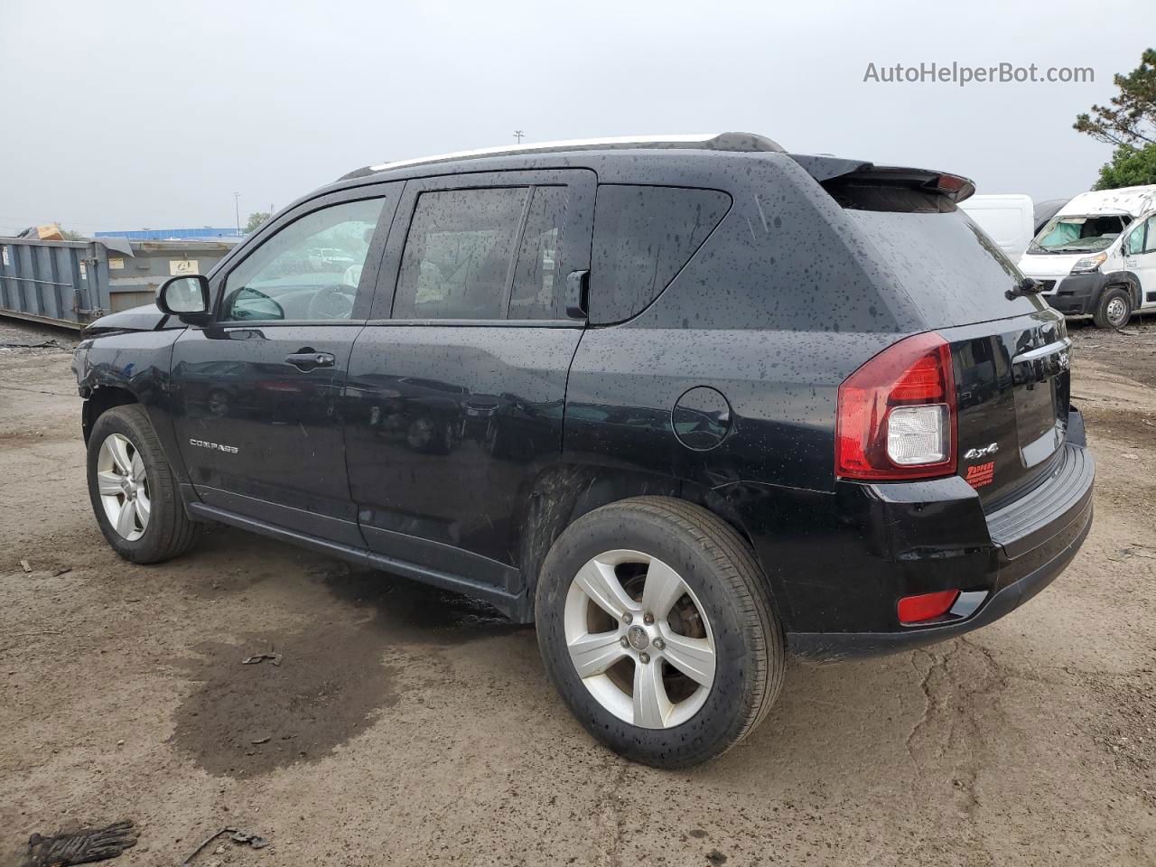 2014 Jeep Compass Sport Черный vin: 1C4NJDBB6ED908350