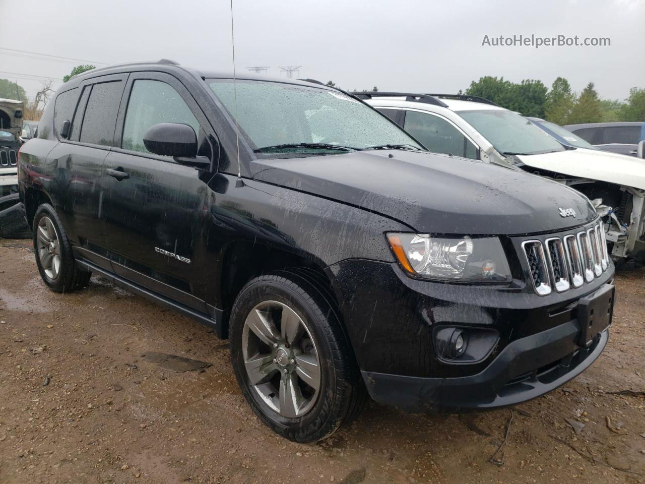 2016 Jeep Compass Sport Black vin: 1C4NJDBB6GD556891