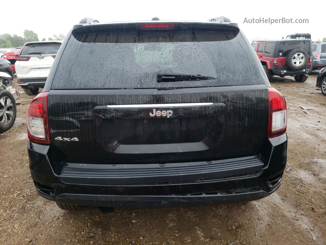 2016 Jeep Compass Sport Black vin: 1C4NJDBB6GD556891