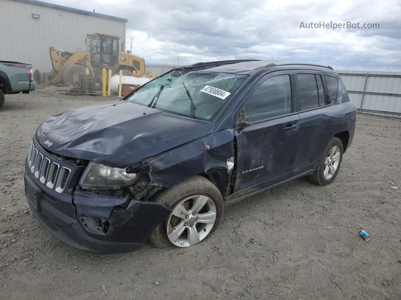 2016 Jeep Compass Sport Синий vin: 1C4NJDBB6GD571732