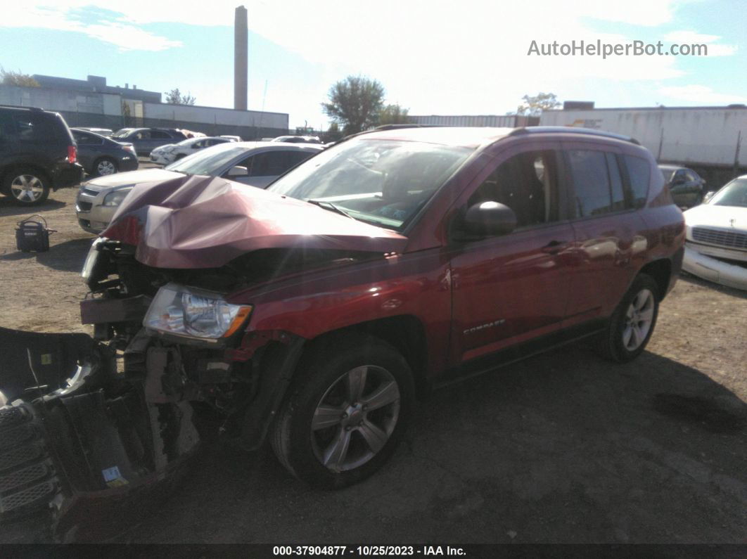 2013 Jeep Compass Sport Red vin: 1C4NJDBB7DD113838