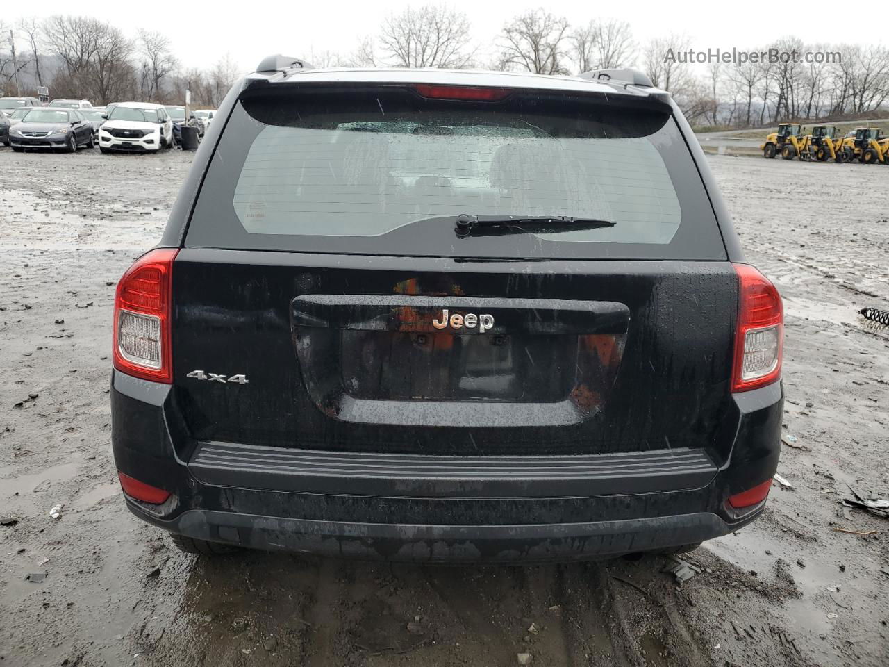 2013 Jeep Compass Sport Черный vin: 1C4NJDBB7DD151635