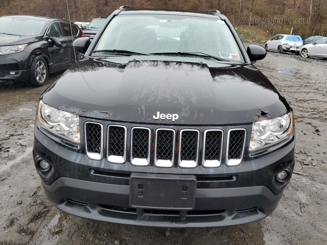 2013 Jeep Compass Sport Черный vin: 1C4NJDBB7DD151635