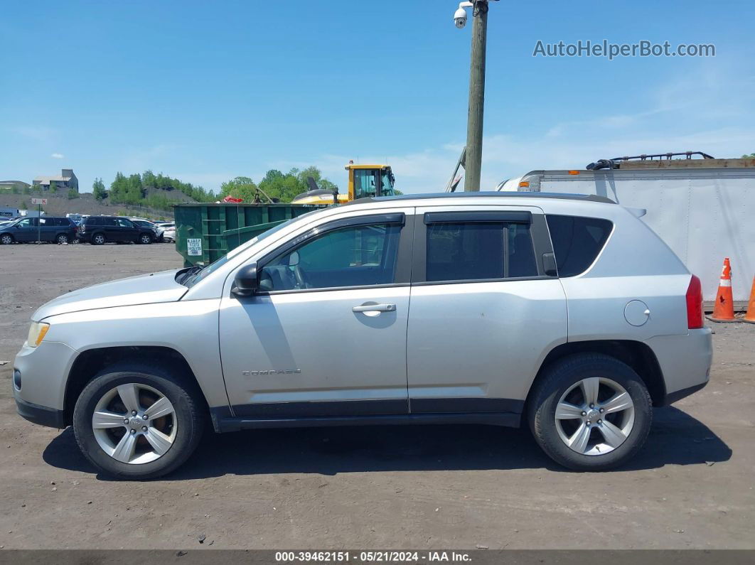 2013 Jeep Compass Sport Silver vin: 1C4NJDBB7DD248625