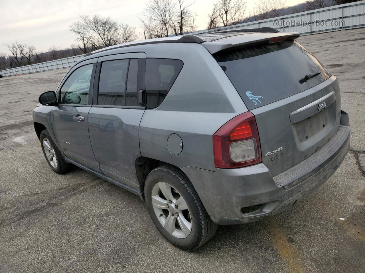 2014 Jeep Compass Sport Gray vin: 1C4NJDBB7ED569503