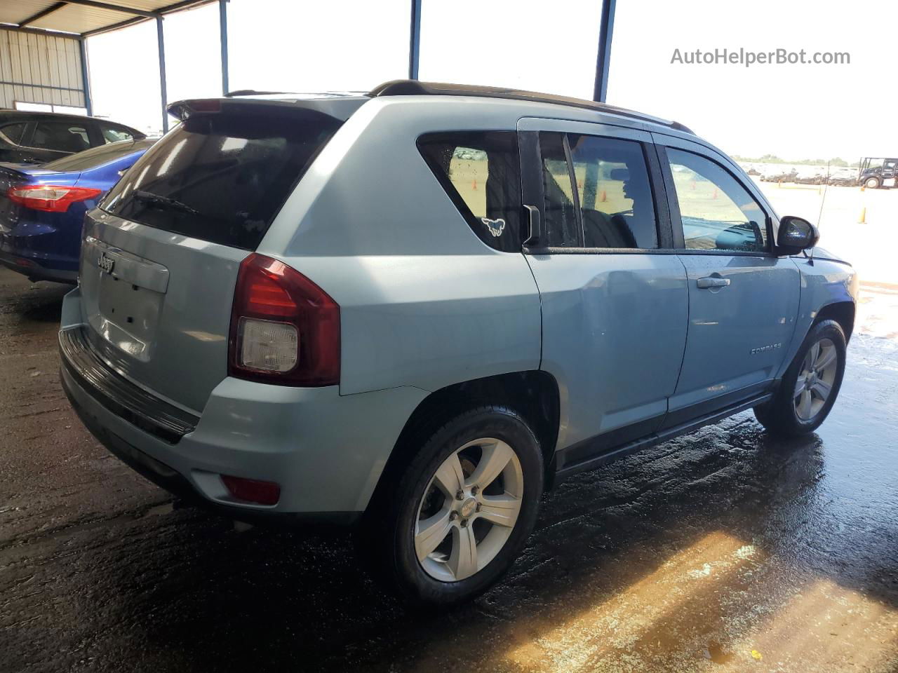 2014 Jeep Compass Sport Blue vin: 1C4NJDBB7ED593235