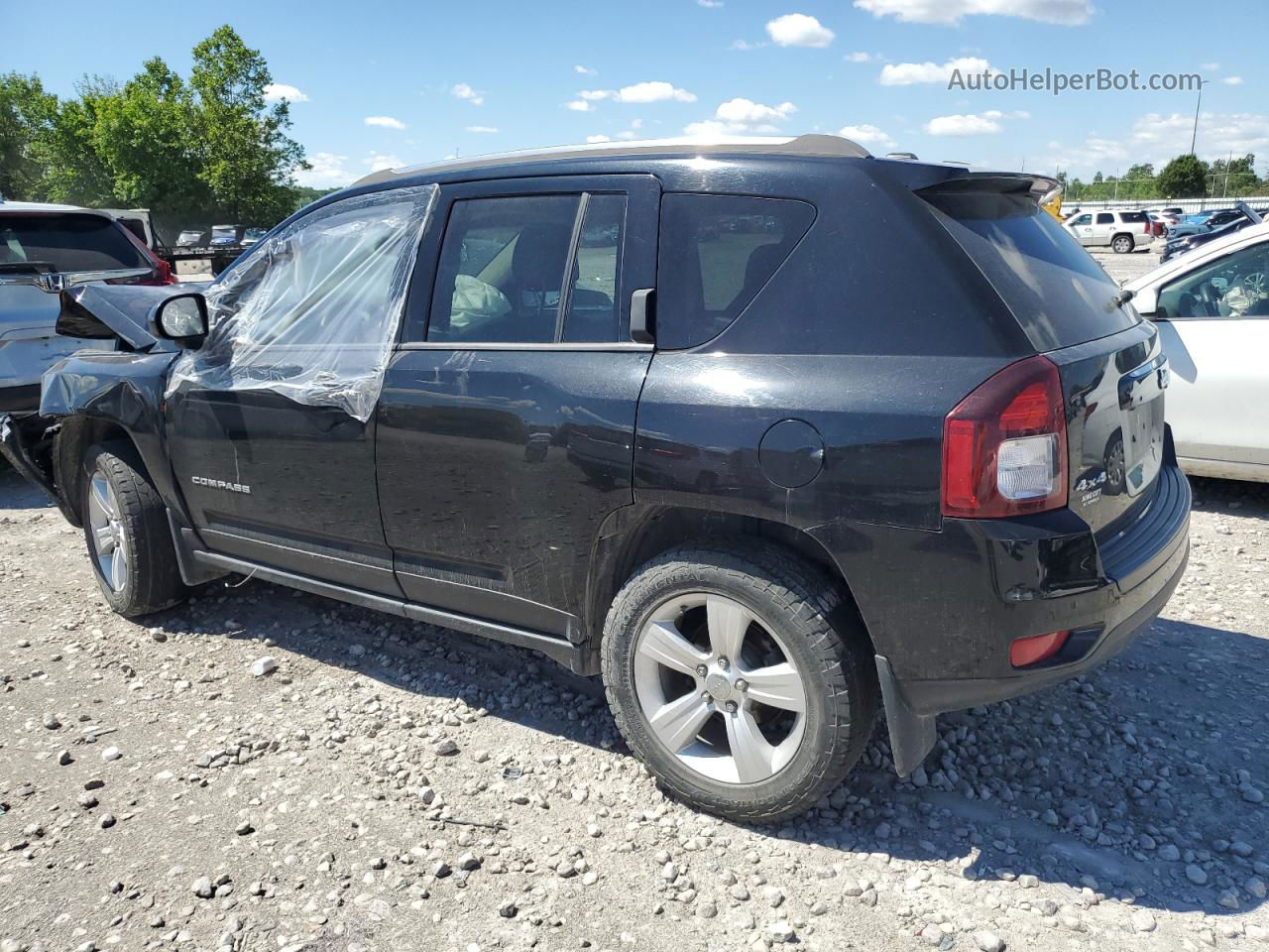 2014 Jeep Compass Sport Черный vin: 1C4NJDBB7ED792916