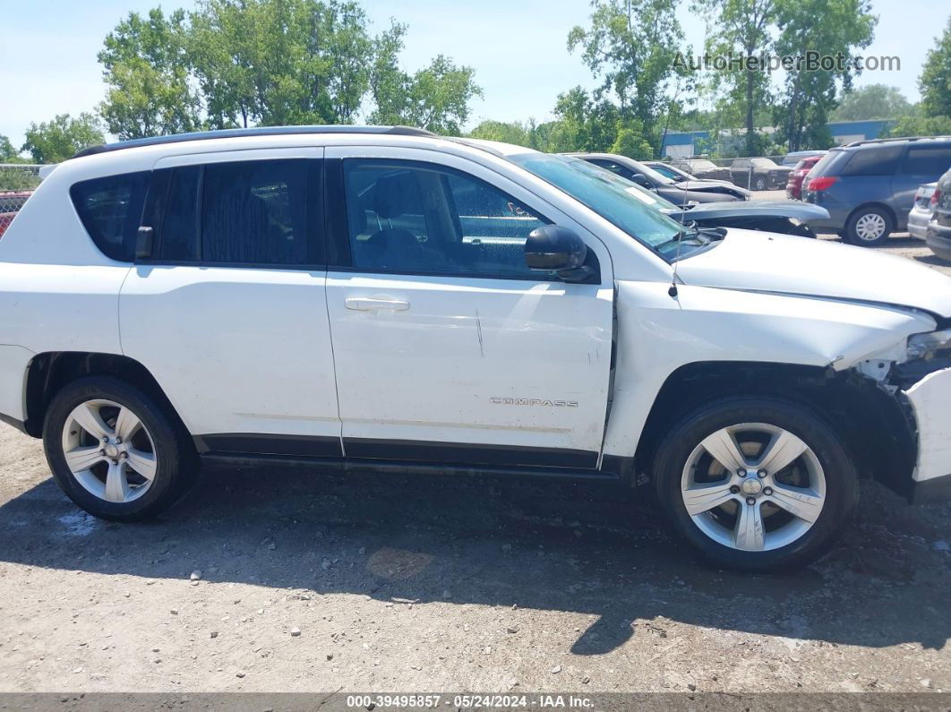 2014 Jeep Compass Sport White vin: 1C4NJDBB7ED828734