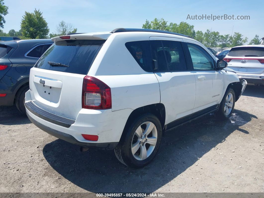 2014 Jeep Compass Sport White vin: 1C4NJDBB7ED828734