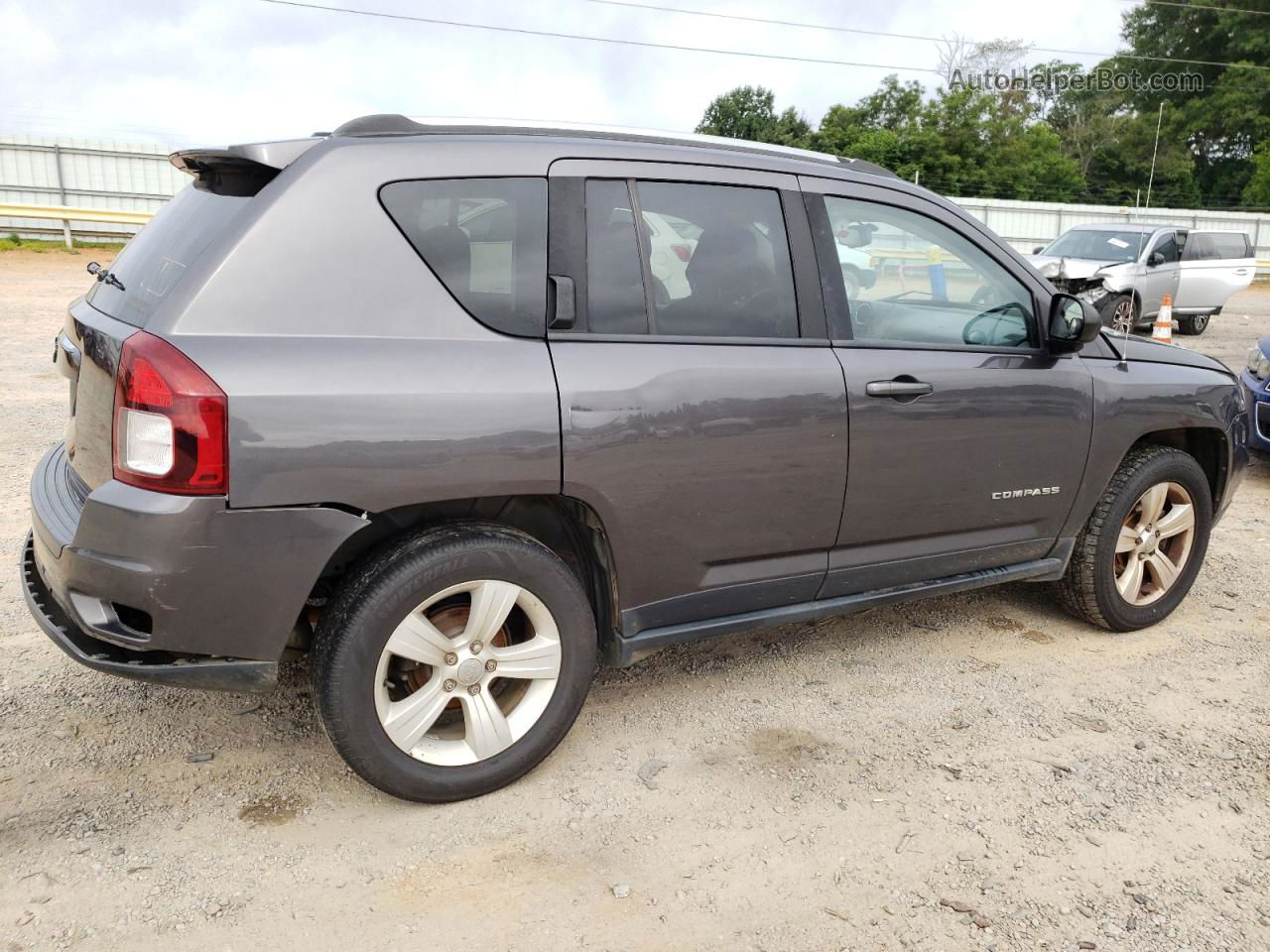 2016 Jeep Compass Sport Gray vin: 1C4NJDBB7GD663478