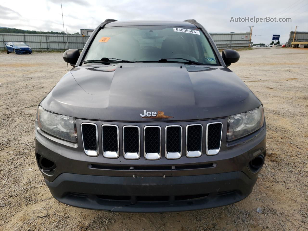 2016 Jeep Compass Sport Серый vin: 1C4NJDBB7GD663478