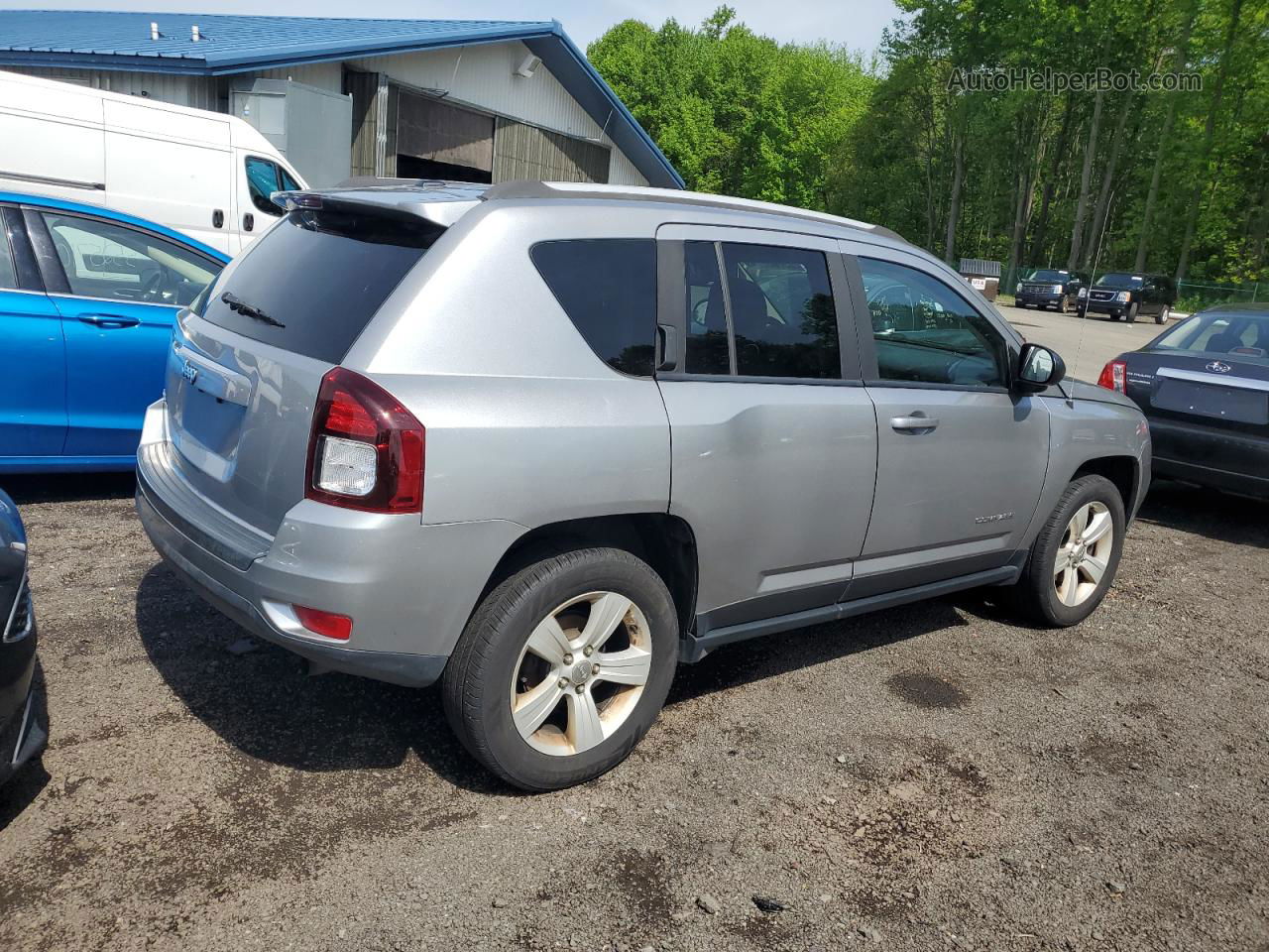 2016 Jeep Compass Sport Silver vin: 1C4NJDBB7GD686825