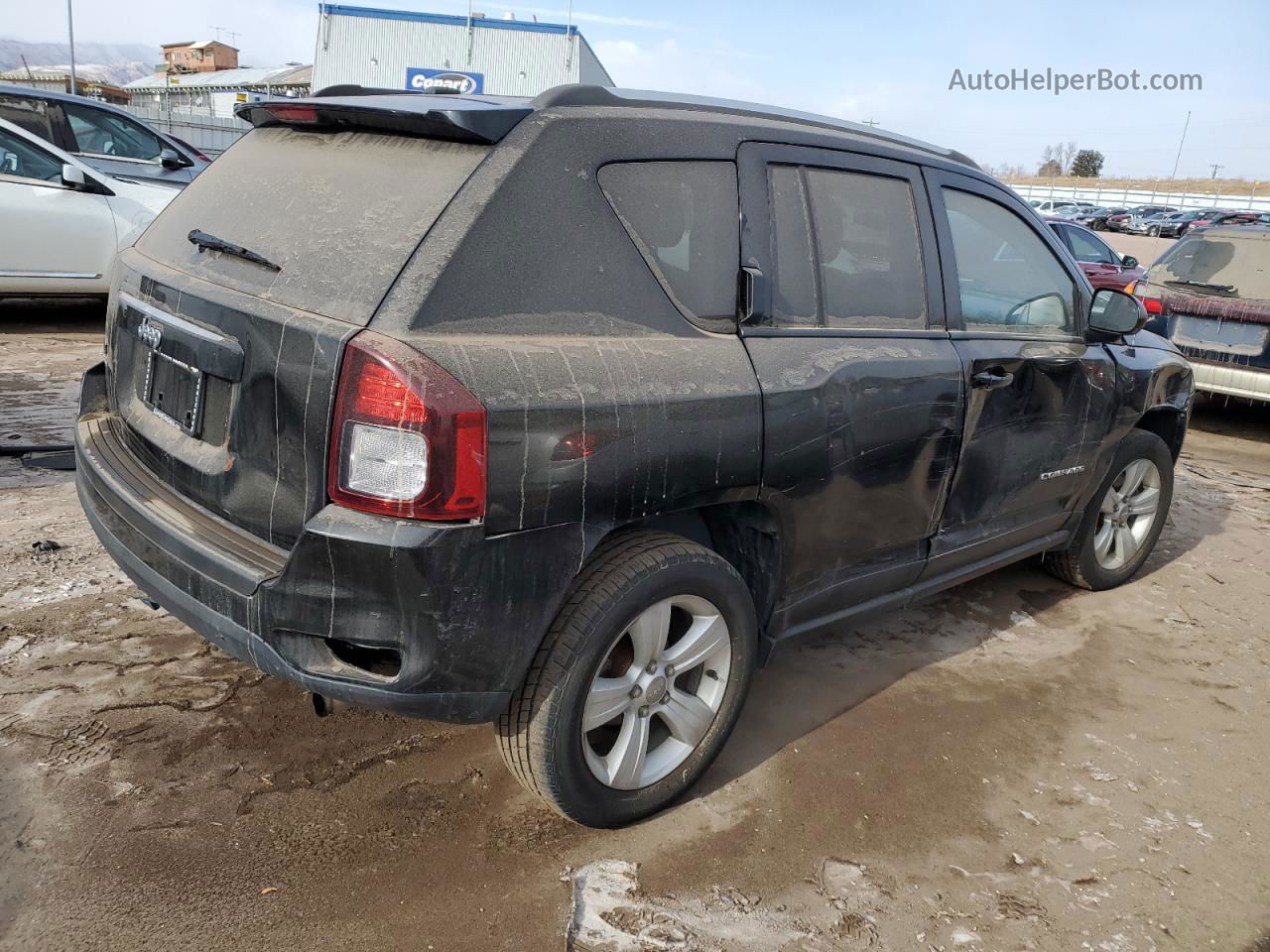 2016 Jeep Compass Sport Black vin: 1C4NJDBB7GD741547