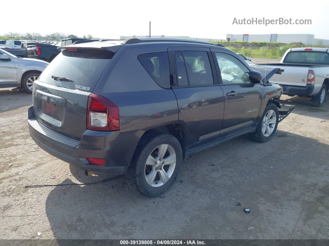 2016 Jeep Compass Sport Gray vin: 1C4NJDBB7GD777965