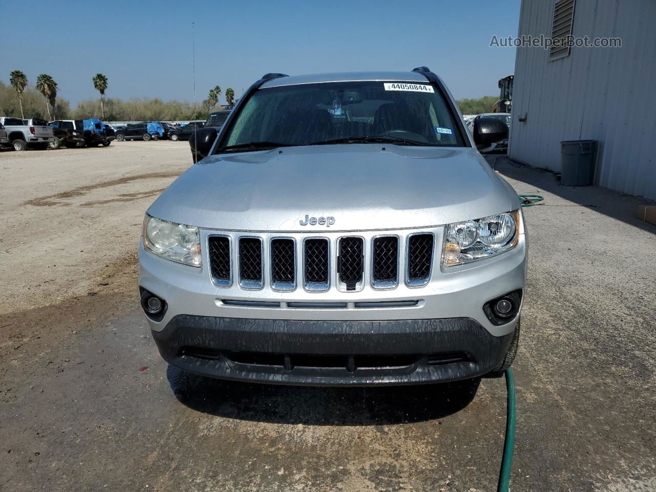 2013 Jeep Compass Sport Silver vin: 1C4NJDBB8DD124766