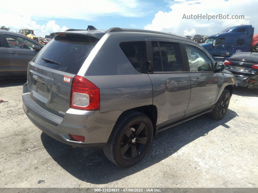 2013 Jeep Compass Sport Gray vin: 1C4NJDBB8DD248214