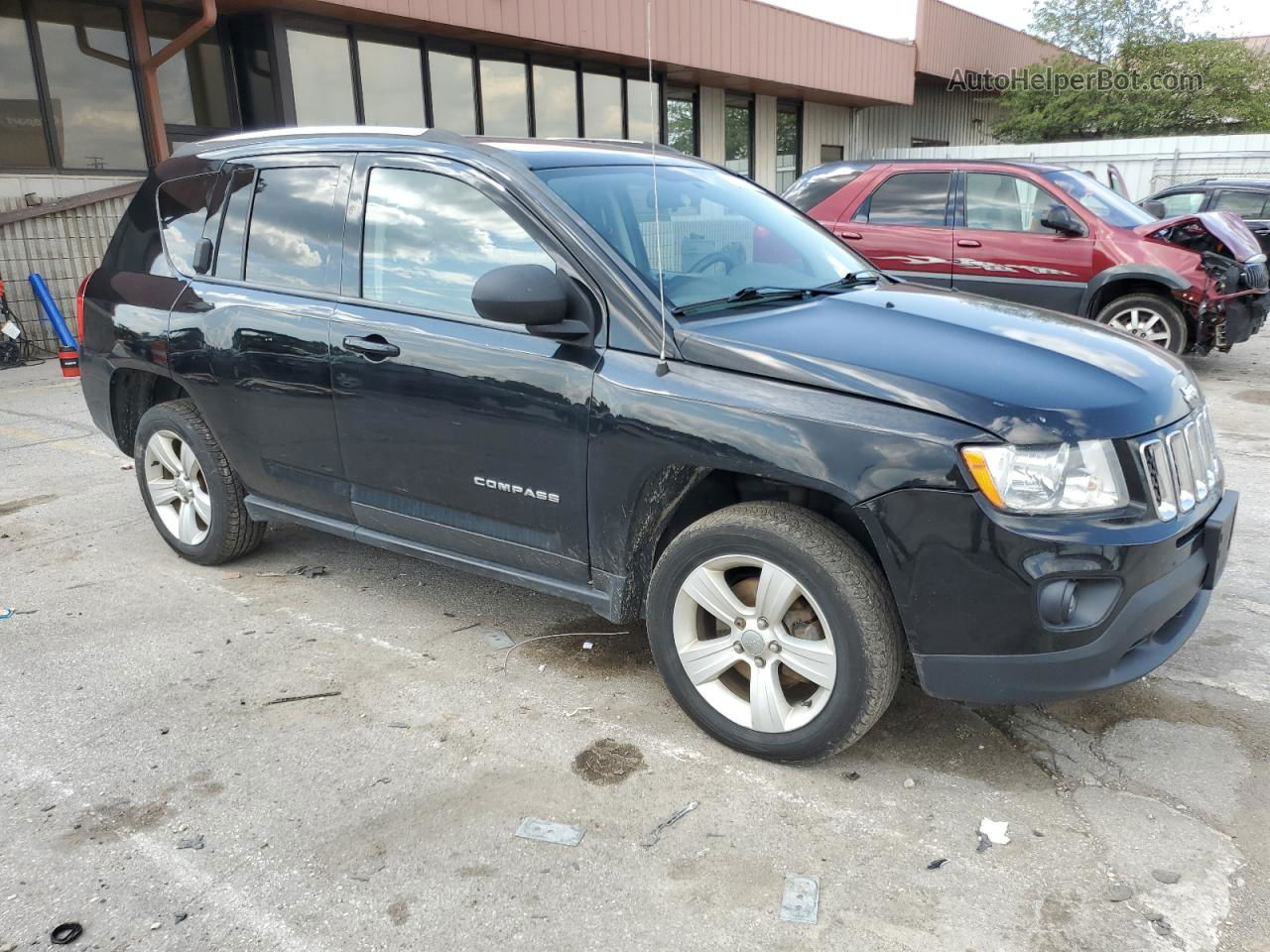 2013 Jeep Compass Sport Черный vin: 1C4NJDBB8DD271489