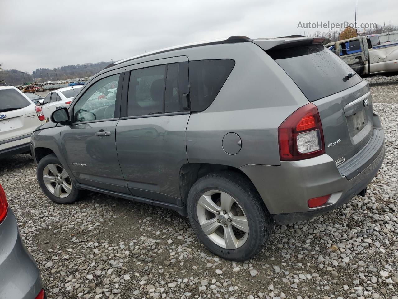 2014 Jeep Compass Sport Gray vin: 1C4NJDBB8ED572457