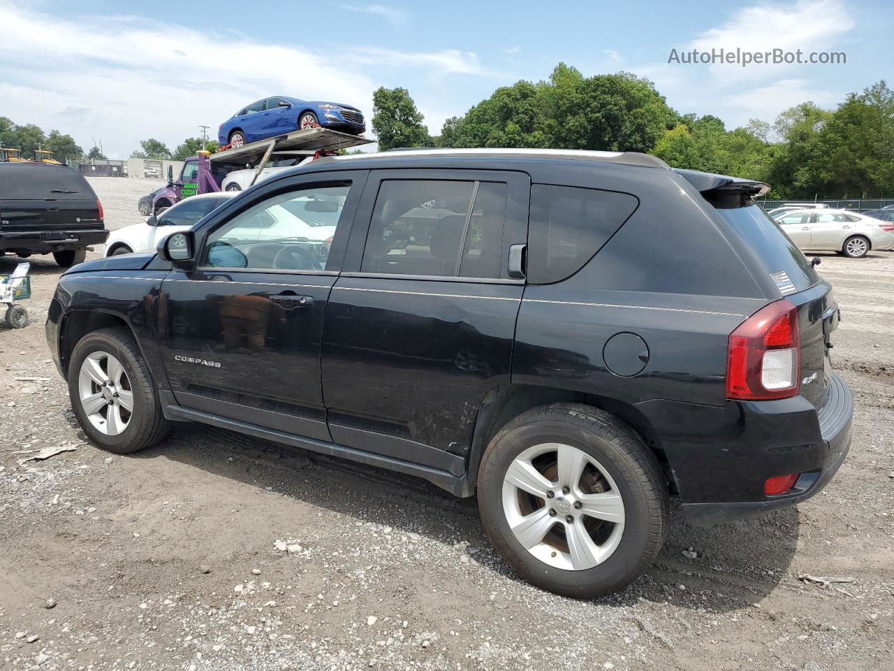 2014 Jeep Compass Sport Black vin: 1C4NJDBB8ED879949