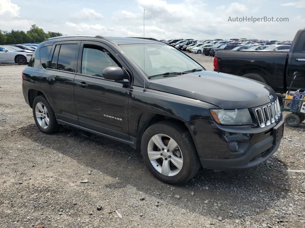 2014 Jeep Compass Sport Black vin: 1C4NJDBB8ED879949