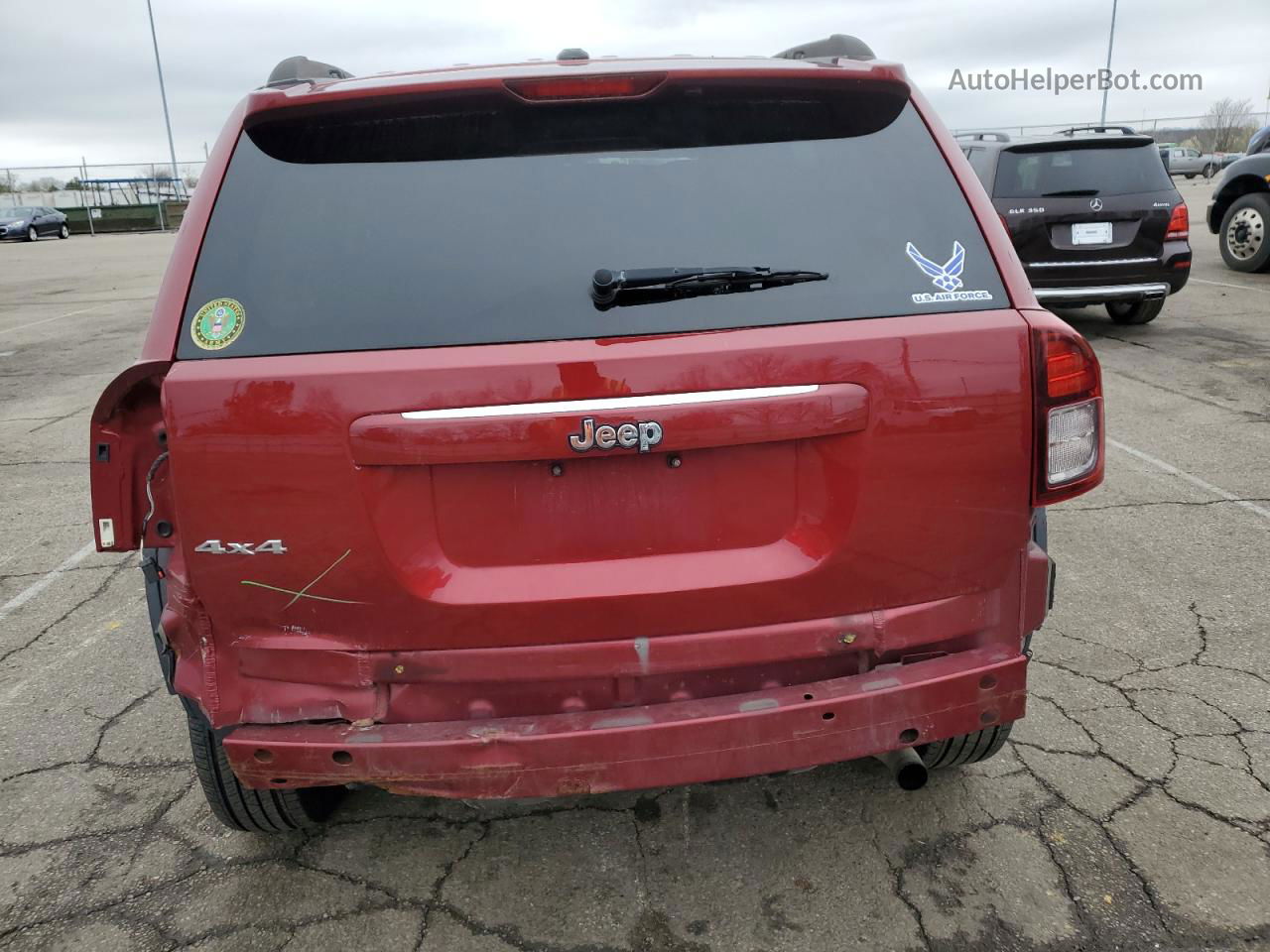 2016 Jeep Compass Sport Red vin: 1C4NJDBB8GD663067