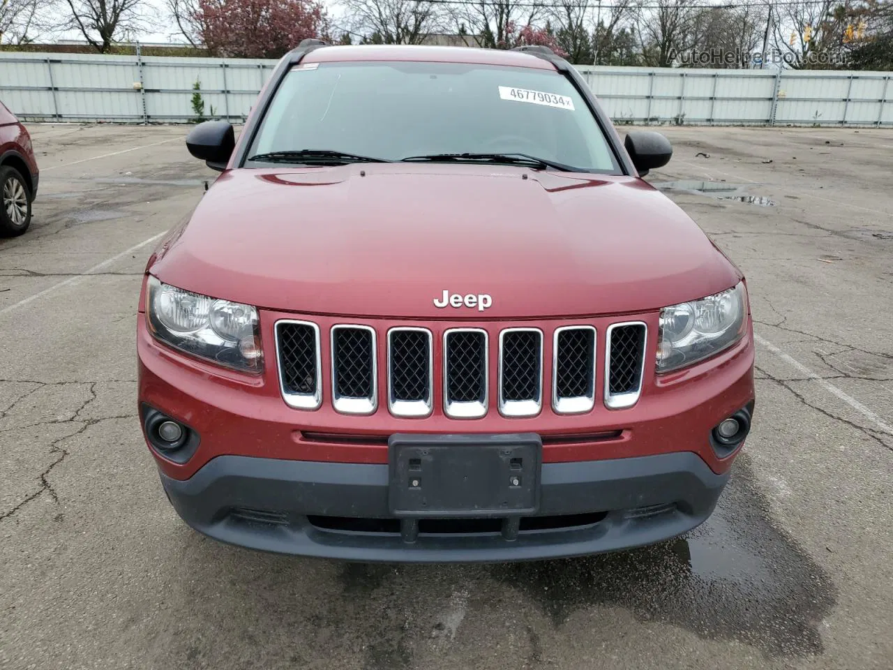 2016 Jeep Compass Sport Red vin: 1C4NJDBB8GD663067