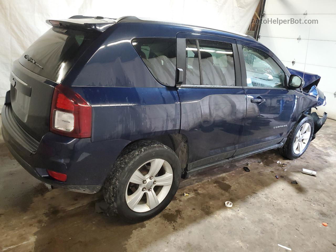 2016 Jeep Compass Sport Blue vin: 1C4NJDBB8GD781250