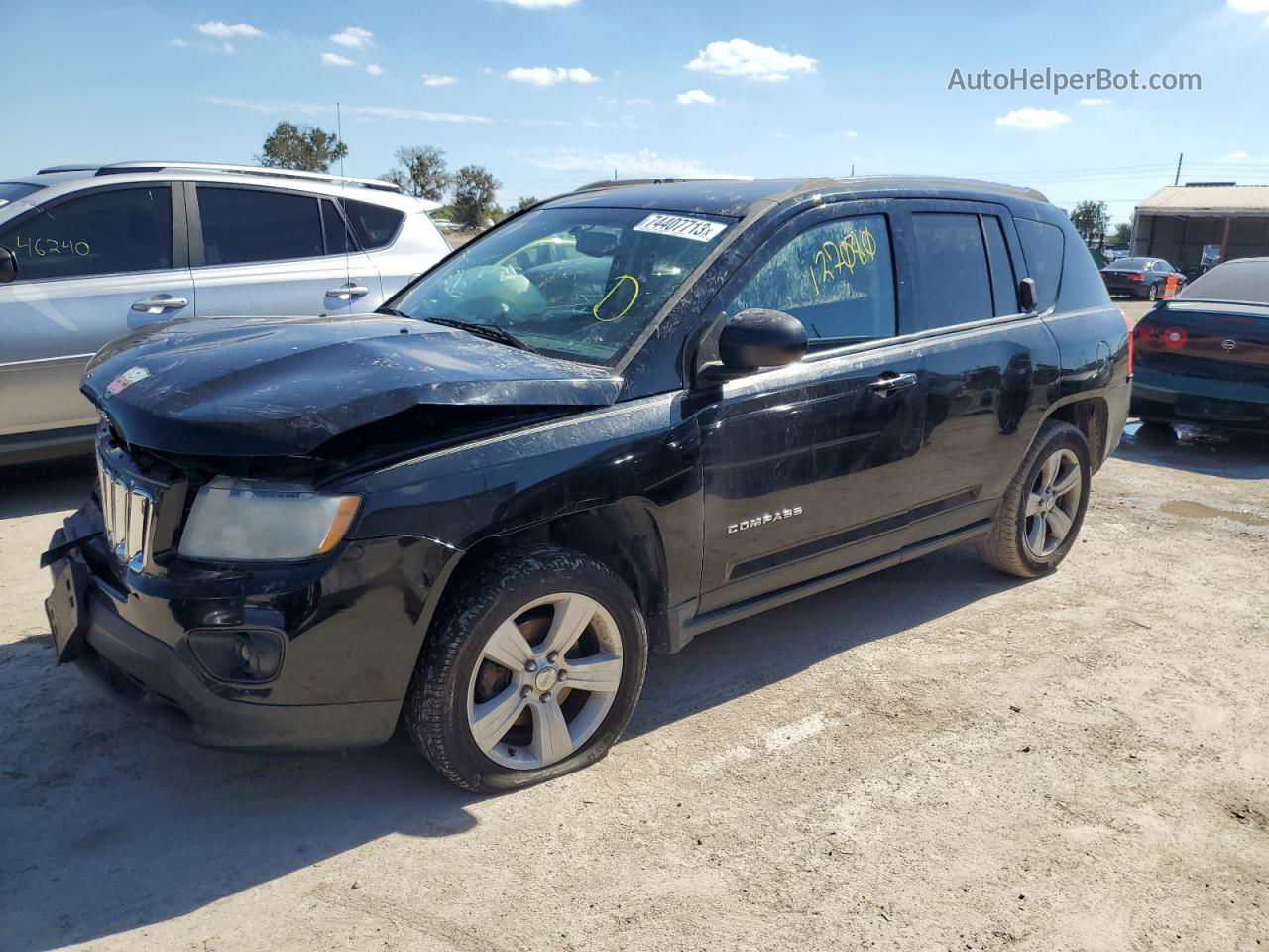 2013 Jeep Compass Sport Черный vin: 1C4NJDBB9DD180764