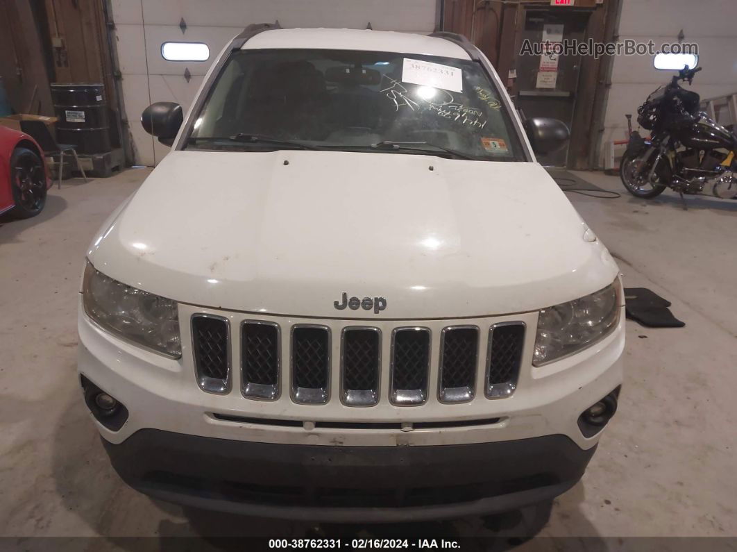 2013 Jeep Compass Sport Белый vin: 1C4NJDBB9DD207638