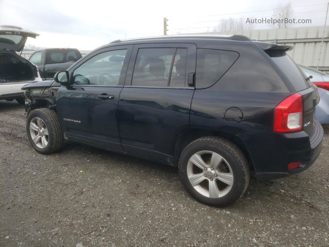 2013 Jeep Compass Sport Black vin: 1C4NJDBB9DD222186