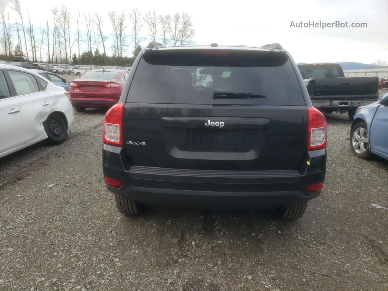 2013 Jeep Compass Sport Black vin: 1C4NJDBB9DD222186