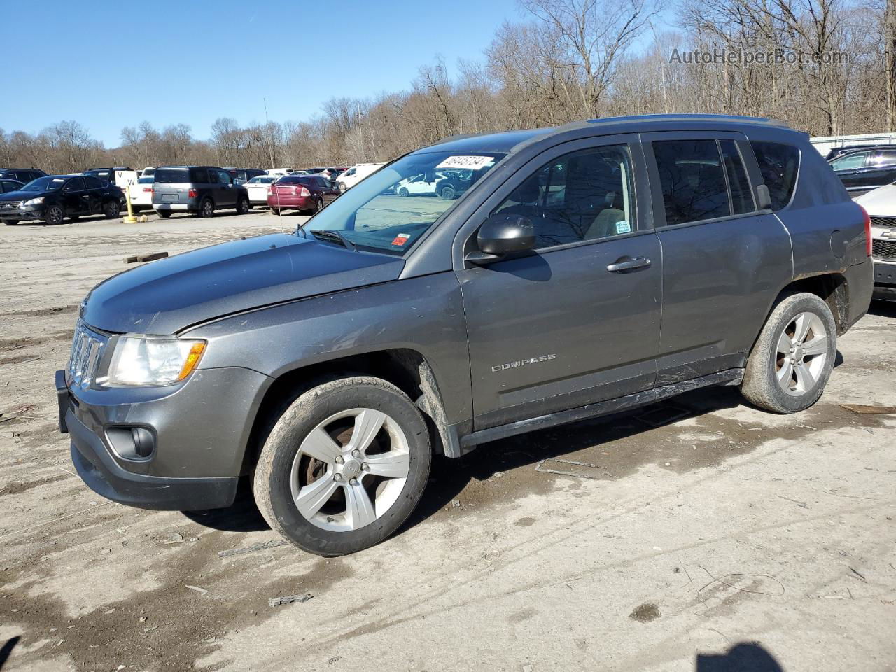 2013 Jeep Compass Sport Угольный vin: 1C4NJDBB9DD263210