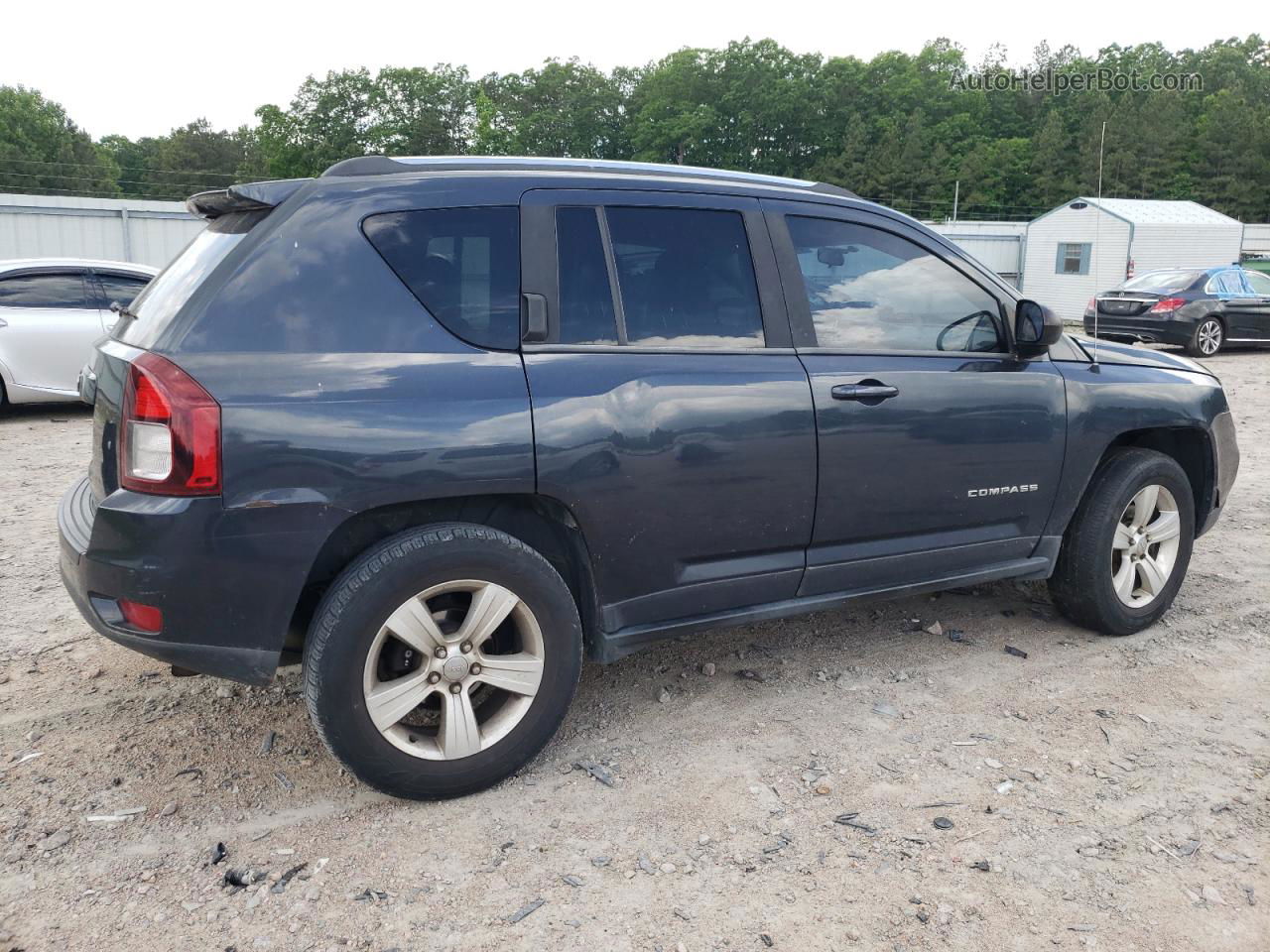 2014 Jeep Compass Sport Gray vin: 1C4NJDBB9ED572466