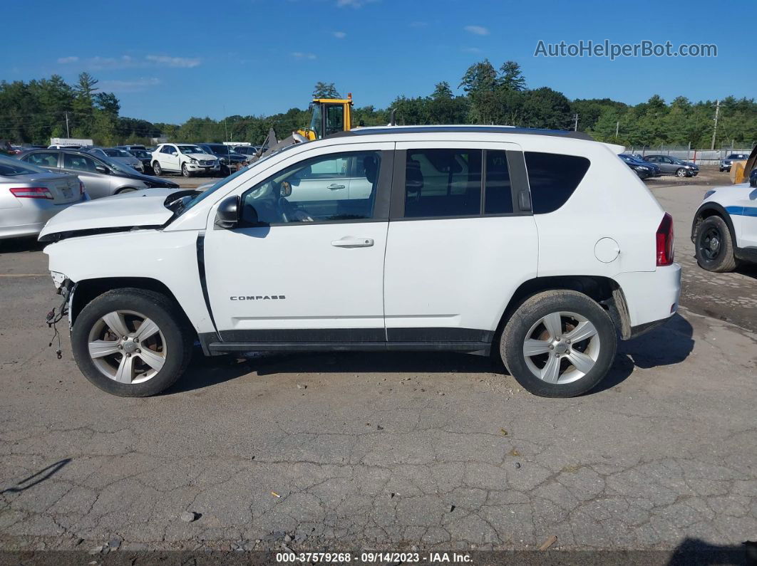 2014 Jeep Compass Sport White vin: 1C4NJDBB9ED776670