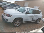 2016 Jeep Compass Sport White vin: 1C4NJDBB9GD535369