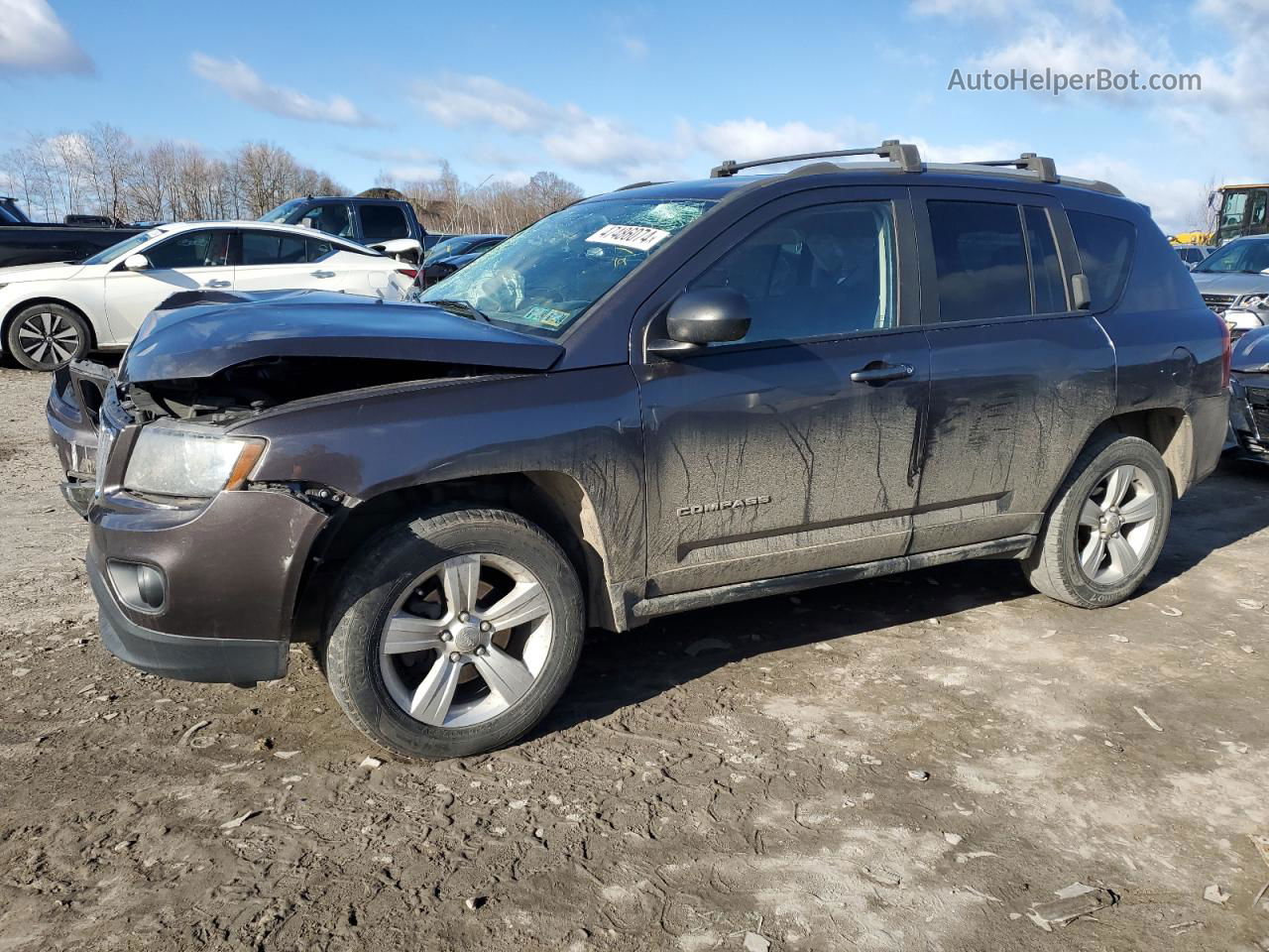 2016 Jeep Compass Sport Brown vin: 1C4NJDBB9GD695137