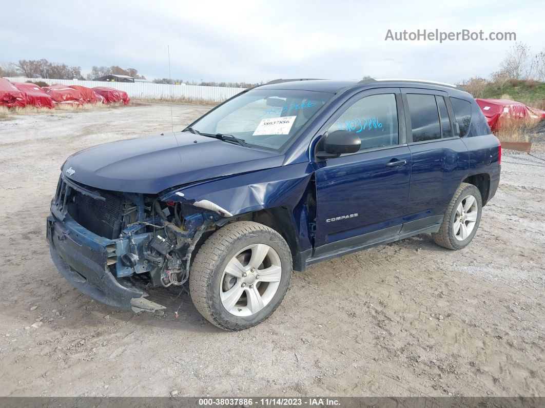 2013 Jeep Compass Sport Blue vin: 1C4NJDBBXDD101490