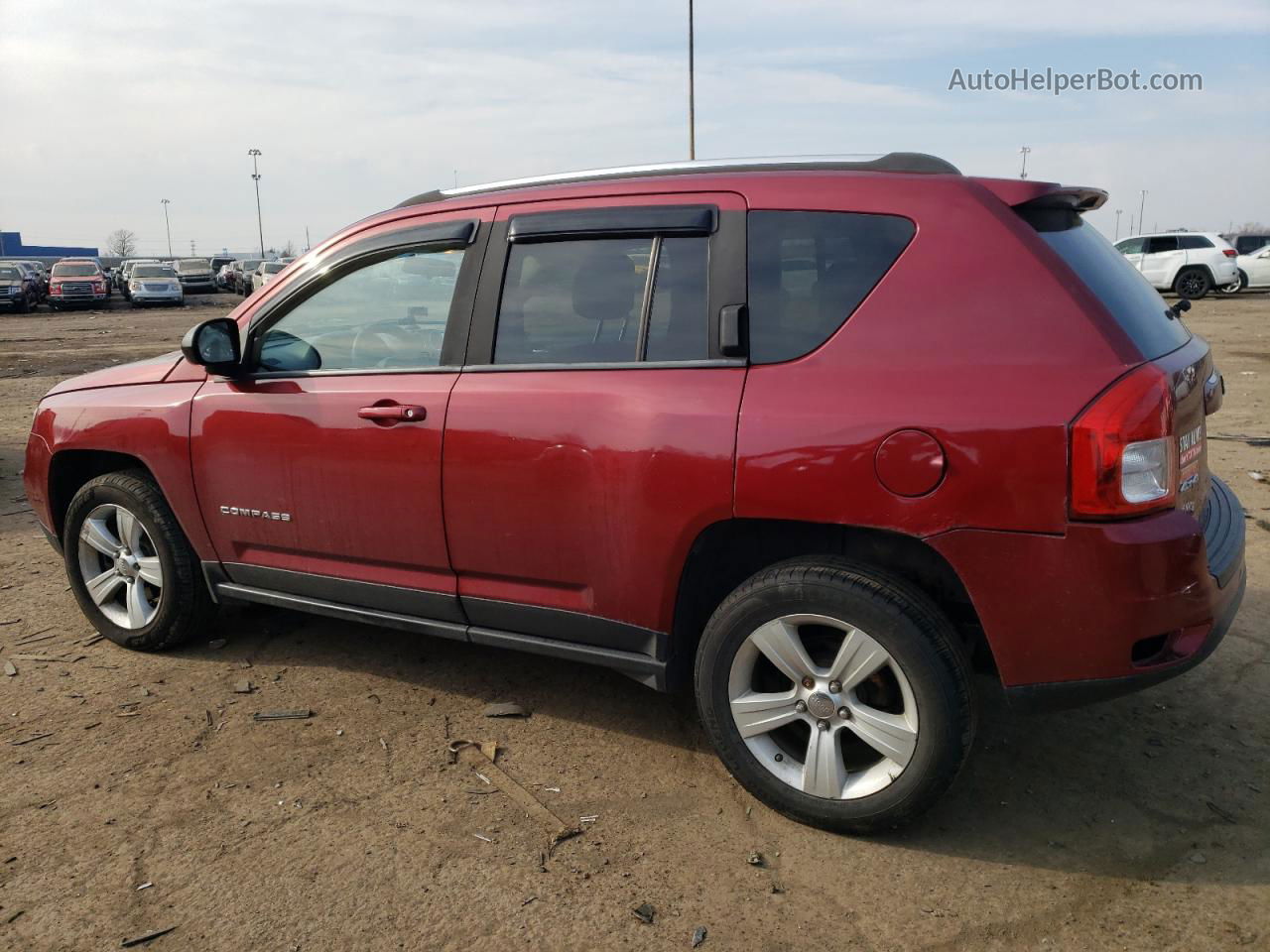 2014 Jeep Compass Sport Red vin: 1C4NJDBBXED536902