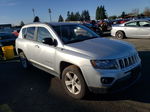 2014 Jeep Compass Sport Silver vin: 1C4NJDBBXED569656