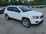 2014 Jeep Compass Sport White vin: 1C4NJDBBXED625479