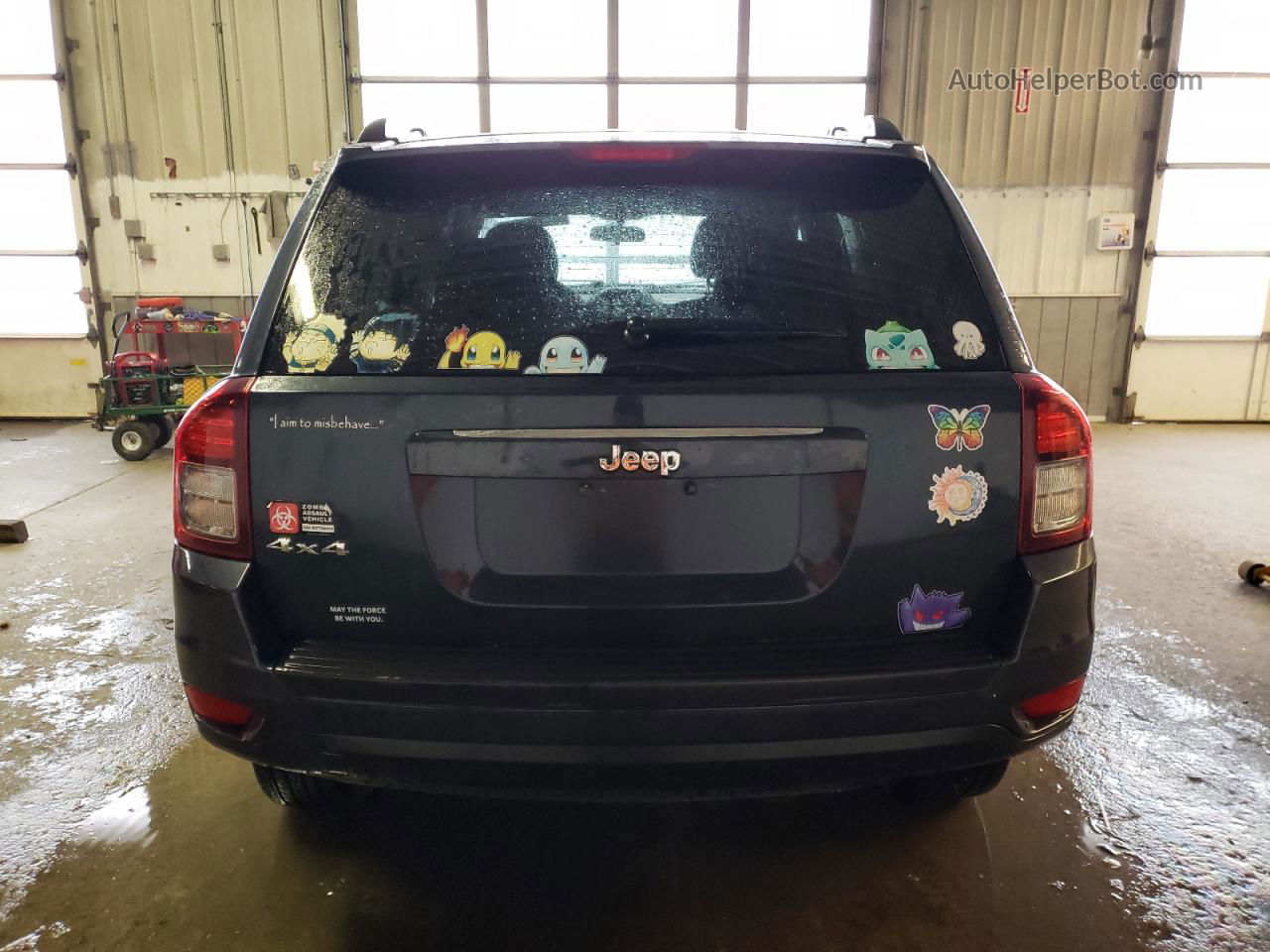 2014 Jeep Compass Sport Charcoal vin: 1C4NJDBBXED828422