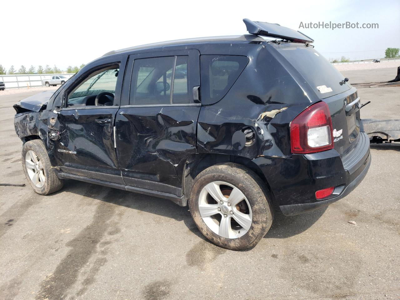 2014 Jeep Compass Sport Black vin: 1C4NJDBBXED841302