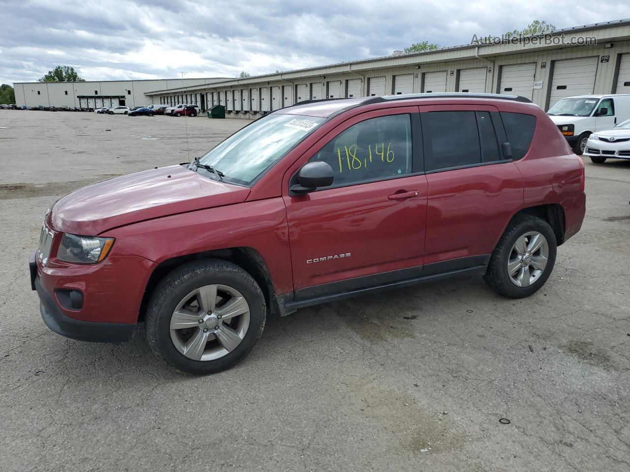 2016 Jeep Compass Sport Brown vin: 1C4NJDBBXGD618017