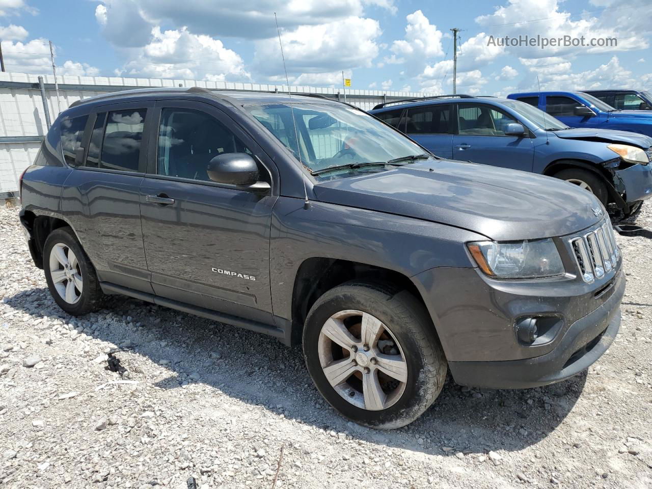 2016 Jeep Compass Sport Черный vin: 1C4NJDBBXGD686902