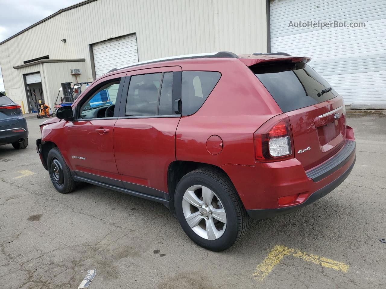 2016 Jeep Compass Sport Red vin: 1C4NJDBBXGD691825