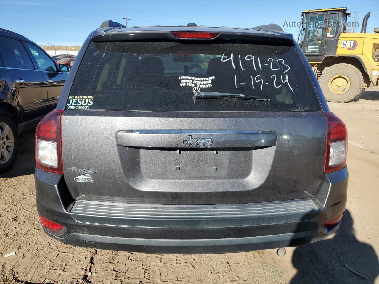 2016 Jeep Compass Sport Gray vin: 1C4NJDBBXGD770508