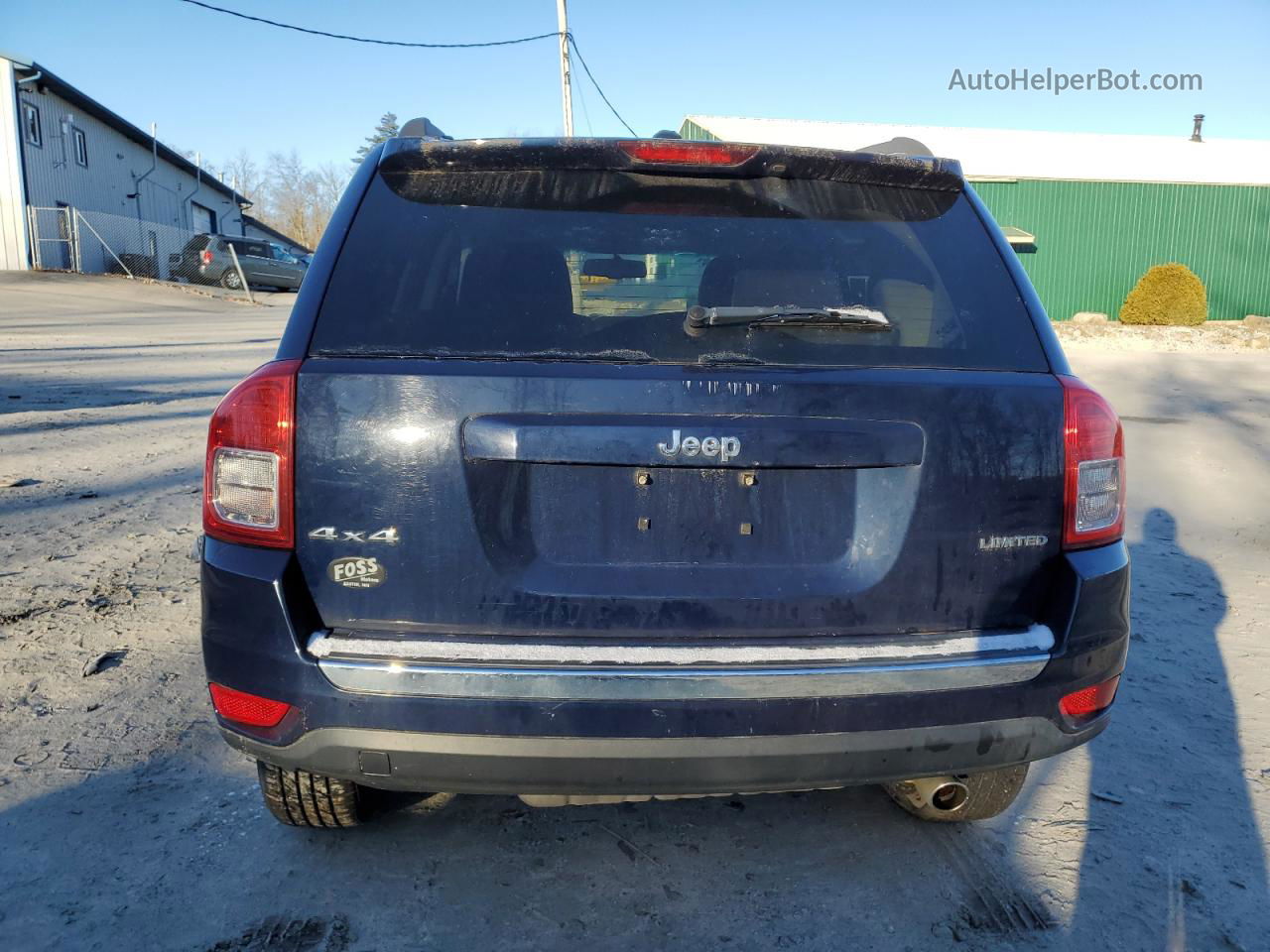 2013 Jeep Compass Limited Blue vin: 1C4NJDCB1DD190414