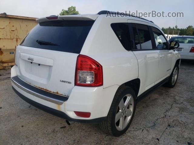 2013 Jeep Compass Limited White vin: 1C4NJDCB2DD275021
